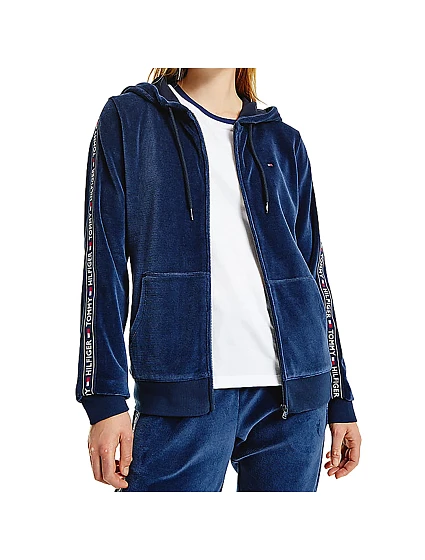 Dámská velurová mikina s kapucí model 20934271 - Tommy Hilfiger