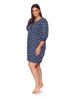Dámská noční košile model 19529977 tm.modrá - DOCTOR NAP Dámská noční košile model 19529977 tm.modrá - DOCTOR NAP