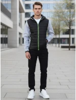 Pánska prechodná prešívaná sivá bunda TX4402 Pánska prechodná prešívaná sivá bunda TX4402