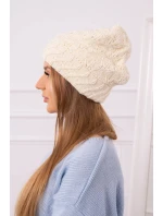 Dámska čiapka Dagmara K332 ecru
