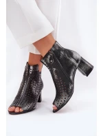 Kožené Botky  Černé model 21655170 - Maciejka