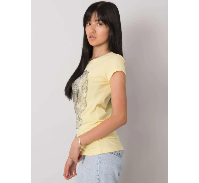 T košeľa EM TS ES 21 532.18 svetlo žltá