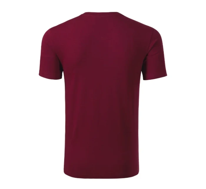 Akčné tričko s výstrihom do V granátovej farby