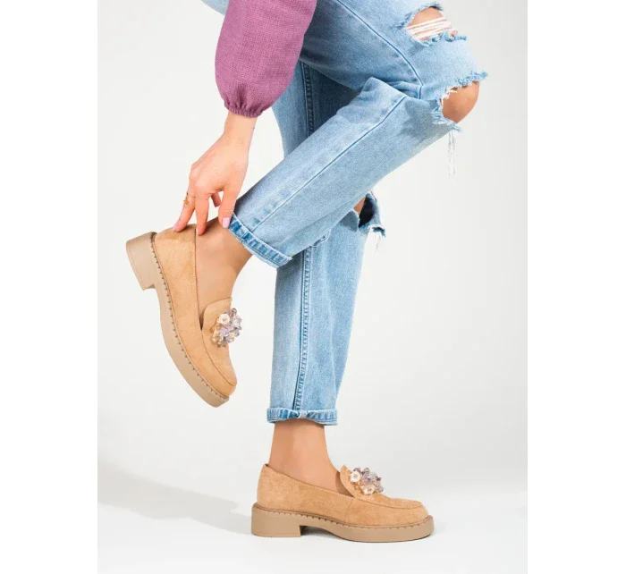 Módne dámske mokasíny bez podpätku Módne dámske mokasíny bez podpätku