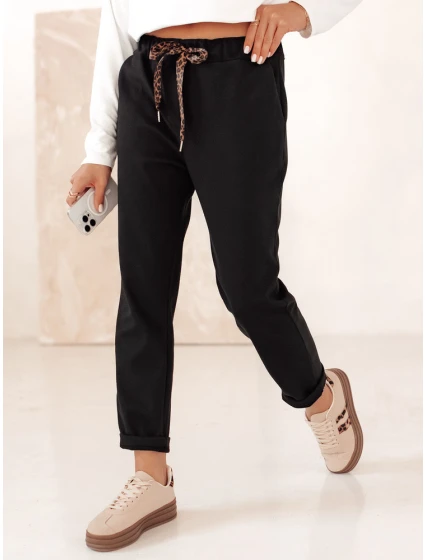 Dámske nohavice COMFYSTY black FashionStreet UY2296 Dámske nohavice COMFYSTY black FashionStreet UY2296