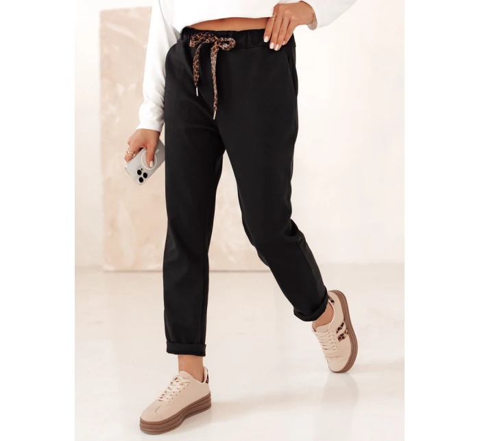 Dámske nohavice COMFYSTY black FashionStreet UY2296 Dámske nohavice COMFYSTY black FashionStreet UY2296