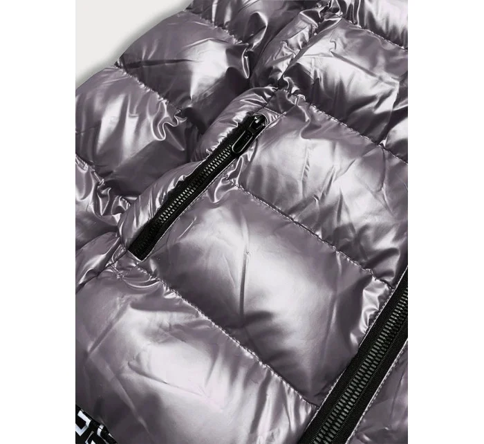 METALICZNA KURTKA DAMSKA Z KAPTUREM model 21243055 - SPEED.A METALICZNA KURTKA DAMSKA Z KAPTUREM model 21243055 - SPEED.A