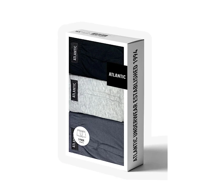 Pánske boxerky 3 balenia 007 mix - Atlantic