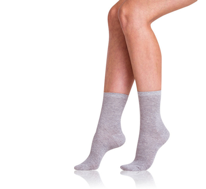 Dámske ponožky z bio bavlny GREEN ECOSMART LADIES SOCKS - BELLINDA - šedá