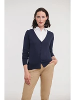 Dámský pletený cardigan s výstřihem do V 11. charcoal marl model 22475052 - Russell Athletic Dámský pletený cardigan s výstřihem do V 11. charcoal marl model 22475052 - Russell Athletic