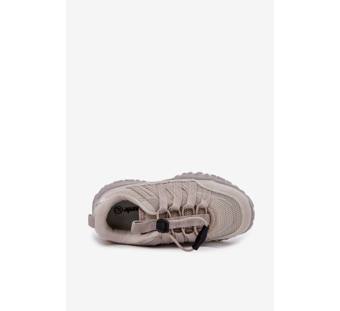 Dětské tenisky se světle béžové model 21692487 - Boto Dětské tenisky se světle béžové model 21692487 - Boto