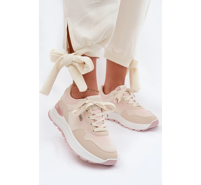 Dámské tenisky na platformě Béžové model 22099931 - Boto