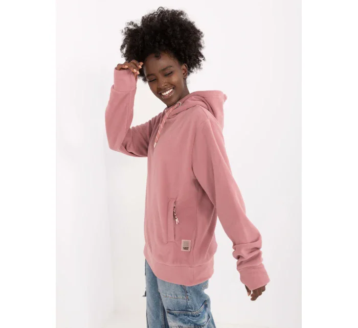 Mikina D20005M02627B2 tmavoružová Mikina D20005M02627B2 tmavoružová