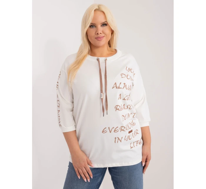 Blúzka RV BZ 9450.36 bielo-hnedá Blúzka RV BZ 9450.36 bielo-hnedá