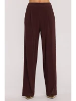 Souprava s topem a širokými kalhotami hnědá model 21479342 - Moe