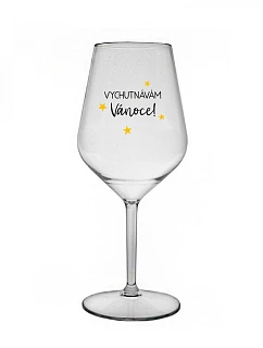 model 22168109 SI VÁNOCE čirá nerozbitná sklenice na víno 470 ml - Giftela