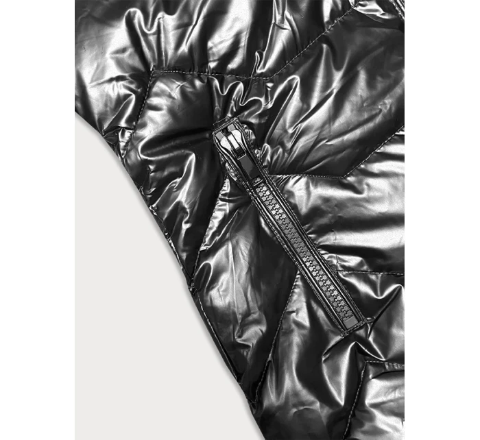 Zimná bunda s kapucňou (16M9122-105) grafitová - J Style Zimná bunda s kapucňou (16M9122-105) grafitová - J Style