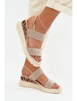 Model topánok na klinoch 225204 Krok v štýle