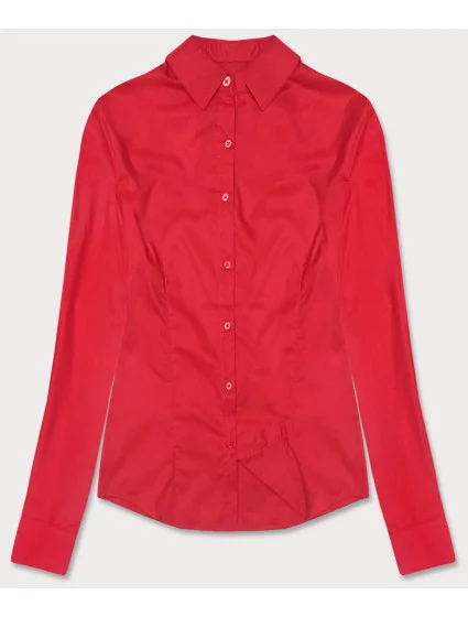 Klasická červená dámska košeľa (HH039-5)