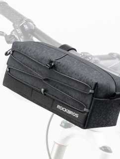 Taška na riadidlá bicykla Rockbros čierna
