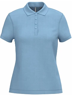 Kariban K 255 Dámske polo tričko z piké 20.K255 nebesky modré