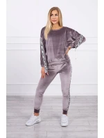 Velúrová súprava Love grey