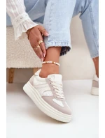 Dámské Tenisky Na Platformě Béžové model 21688256 - Boto