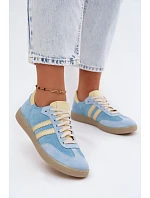 Zazoo N1068 Semišové Nízké Damské Tenisky Modré