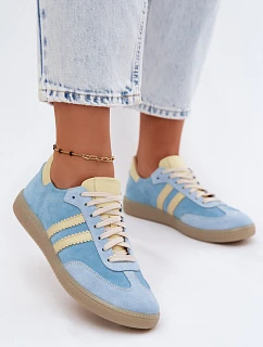 Zazoo N1068 Semišové Nízké Damské Tenisky Modré