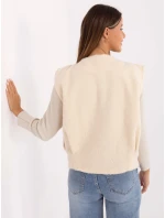 Kamizelka IT KZ model 21488820 ecru - FPrice Kamizelka IT KZ model 21488820 ecru - FPrice