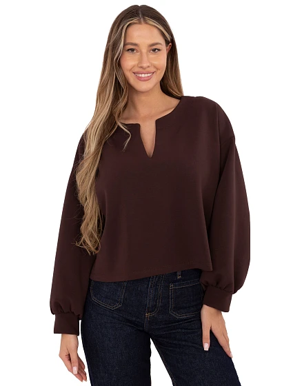 Bluza MJ BL model 21787976 ciemny brązowy - FPrice
