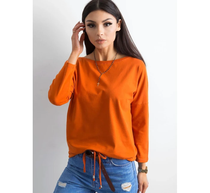 Blúzka RV BZ 4691.44P tmavo oranžová