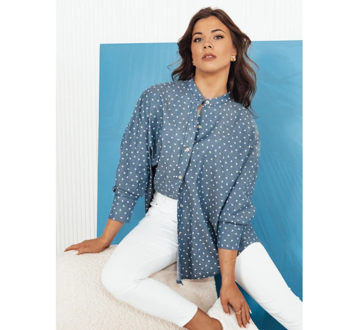 Dámske modré tričko PISAT FashionStreet DY0424