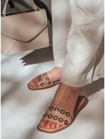 béžové dámské žabky Dstreet model 21986619 - FashionStreet