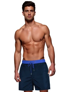 Pánske tmavomodré plavecké šortky FashionStreet SX2524