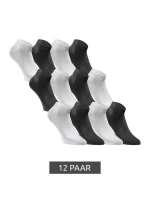 Jack&Jones Unisex 12pack ponožky 12260511 BLK/WHT