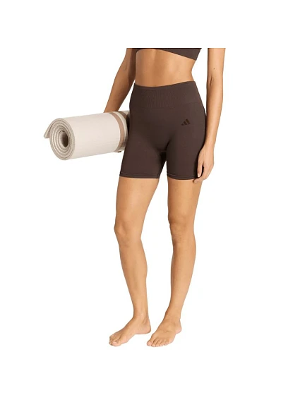 Dámske legíny adidas Workout Essentials Knit 4 Inch Leggings brown KE5841 women's Dámske legíny adidas Workout Essentials Knit 4 Inch Leggings brown KE5841 women's
