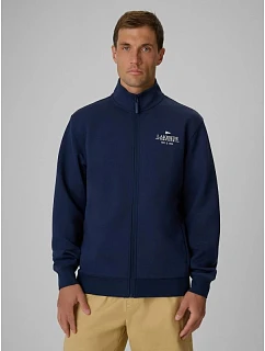 Pánská mikina z fleece s střihem bez kapuce model 22271866 - 4F