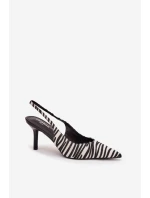 Lodičky na podpätku Zebra Phelia