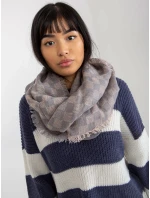 Tunelový šál AT KM 9501.10 šedoružová