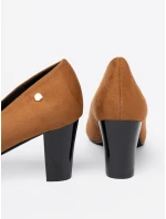 Módní lodičky model 21266916 dámské na širokém podpatku - GOODIN Módní lodičky model 21266916 dámské na širokém podpatku - GOODIN