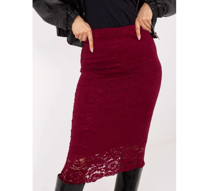 Sukňa MI SD G9139.33 bordová