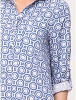 Dámske šaty Look 715 Pacifico modrá/biela - Made With Love
