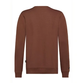 Pánská mikina model 18020366 tmavě hnědá - Sublevel