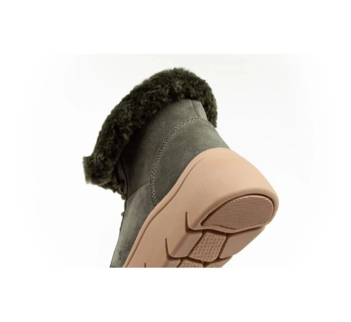 Dámska členková obuv F30232 1020 400Tmavo zelená s hnedou - Scholl