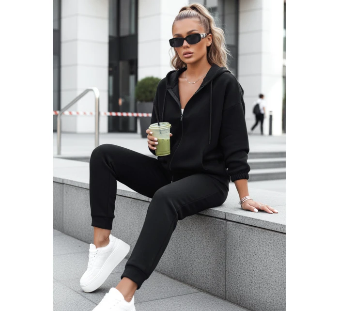 Dámská tepláková souprava PREMIUM černá Dstreet model 21965902 - FashionStreet