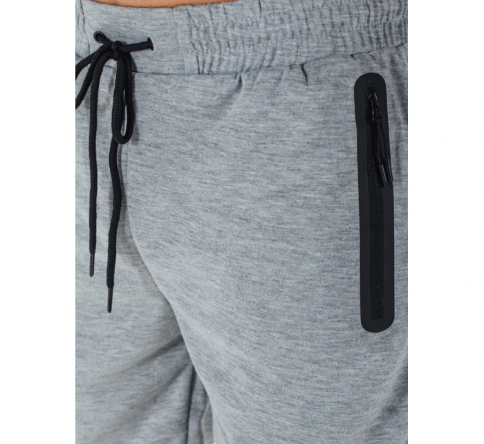 Pánské šedé teplákové šortky Dstreet model 21987829 - FashionStreet