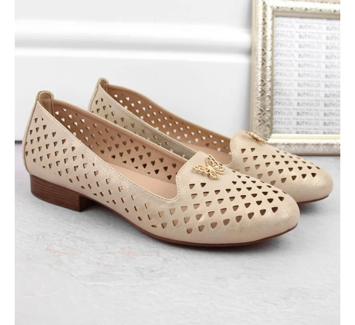 Žaluďové topánky M.Daszynski W SAN35 gold