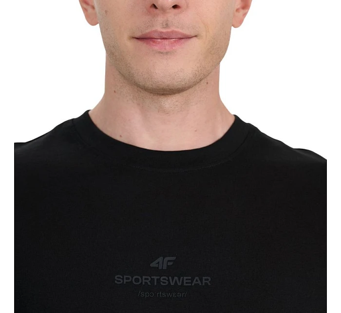 Pánske tričko 4F M2961 deep black 4FWAW25TTSHM2961 20S pánske
