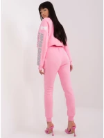 Spodnie dresowe EM DR HS 21 model 18741315 różowy - FPrice Spodnie dresowe EM DR HS 21 model 18741315 różowy - FPrice